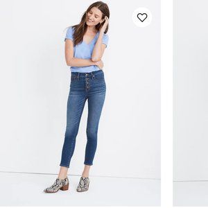 Madewell mid rise skinny crop jeans size 24